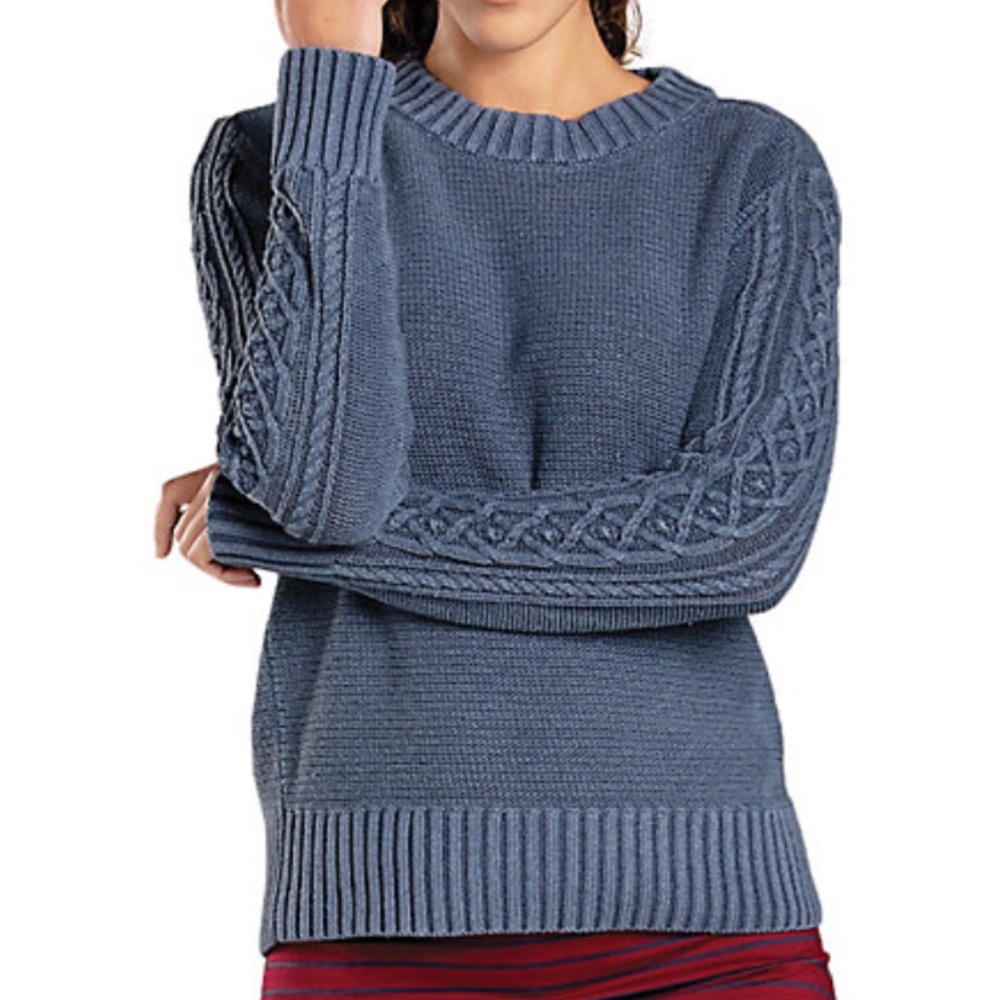 TOAD AND CO - WOMEN'S CAMBRIDGE CABLE CREW SWEATER